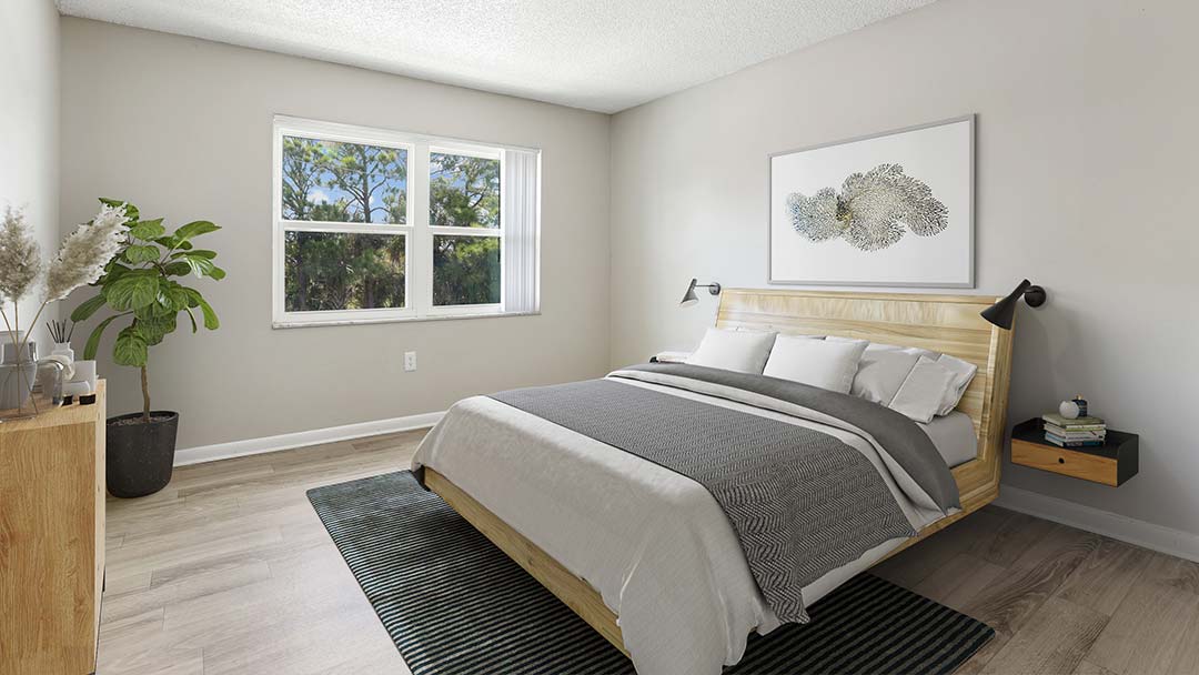 The Drake at St. Pete apartment interior bedroom